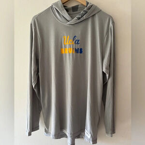 Nike UCLA Bruins Nike Campus Performance Hoodie Long Sleeve T-Shirt - Gray